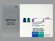 Afrezza: This is a Cartridge With Inhaler imprinted with nothing on the front, nothing on the back.