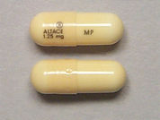 Altace: This is a Capsule imprinted with ALTACE  1.25 mg on the front, MP on the back.