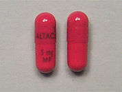 Altace: Esto es un Cápsula imprimido con ALTACE en la parte delantera, 5 mg  MP en la parte posterior, y es fabricado por None.