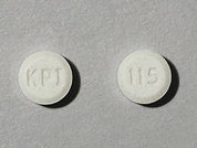 Cytomel: This is a Tablet imprinted with KPI on the front, 115 on the back.