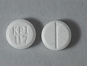 Liothyronine Sodium: This is a Tablet imprinted with KPI  117 on the front, nothing on the back.