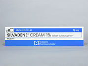 Silvadene: This is a Cream imprinted with nothing on the front, nothing on the back.