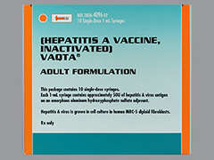 This is a white Syringe imprinted with nothing on the front, nothing on the back, and is manufactured by MERCK SHARP & D.
