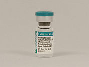 Pedvaxhib: This is a Vial imprinted with nothing on the front, nothing on the back.