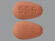 Steglujan: This is a Tablet imprinted with 555 on the front, nothing on the back.