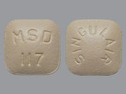 Singulair: This is a Tablet imprinted with MSD  117 on the front, SINGULAIR on the back.