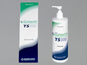 Sumaxin Ts: This is a Suspension Topical imprinted with nothing on the front, nothing on the back.