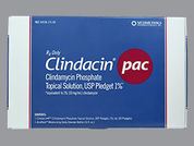 Clindacin Pac: Esto es un Kit imprimido con nada en la parte delantera, nada en la parte posterior, y es fabricado por None.