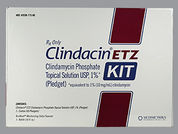 Clindacin Etz: Esto es un Kit imprimido con nada en la parte delantera, nada en la parte posterior, y es fabricado por None.