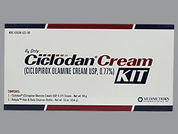 Ciclodan: This is a Combination Package imprinted with nothing on the front, nothing on the back.