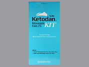 Ketodan: This is a Combination Package imprinted with nothing on the front, nothing on the back.