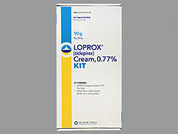 Loprox: This is a Combination Package imprinted with nothing on the front, nothing on the back.