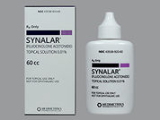 Synalar: Esto es un Solución No Oral imprimido con nada en la parte delantera, nada en la parte posterior, y es fabricado por MEDIMETRIKS PHA.