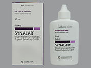 Synalar: This is a Solution Non-oral imprinted with nothing on the front, nothing on the back.
