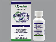 Gotas de 0.25 Mg/Ml de Multivitamin With Fluoride