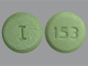 Haloperidol: This is a Tablet imprinted with 153 on the front, I on the back.