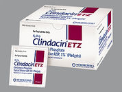 Clindacin Etz: This is a Swab Medicated imprinted with nothing on the front, nothing on the back.