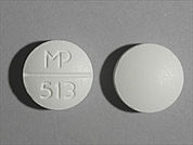 Propafenone Hcl: This is a Tablet imprinted with MP  513 on the front, nothing on the back.