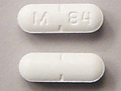 Captopril/Hydrochlorothiazide: This is a Tablet imprinted with M  84 on the front, nothing on the back.