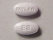 Carbidopa-Levodopa Er: Esto es un Tableta Er imprimido con MYLAN en la parte delantera, 88 en la parte posterior, y es fabricado por None.