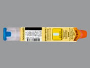 Epinephrine: This is a Auto-injector imprinted with nothing on the front, nothing on the back.