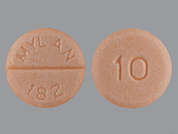 Propranolol Hcl: This is a Tablet imprinted with MYLAN  182 on the front, 10 on the back.