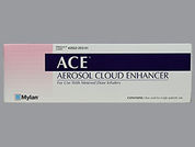 Ace Aerosol Cloud Enhancer: This is a Spacer imprinted with nothing on the front, nothing on the back.