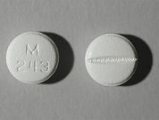 Spironolactone: Esto es un Tableta imprimido con M  243 en la parte delantera, nada en la parte posterior, y es fabricado por None.