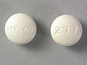 Chlordiazepoxide-Amitriptyline: This is a white round Tablet imprinted with MYLAN on the front, 277 on the back, and is manufactured by MYLAN.