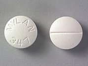 Propranolol Hcl-Hctz: This is a Tablet imprinted with MYLAN  347 on the front, nothing on the back.