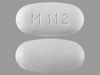 This is a Tablet imprinted with M112 on the front, nothing on the back.