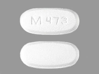 Esto es un Tableta Er 24 Hr imprimido con M 473 en la parte delantera, nada en la parte posterior, y es fabricado por None.