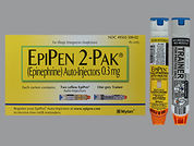 Epipen: This is a Auto-injector imprinted with nothing on the front, nothing on the back.