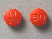 Thioridazine Hcl: This is a Tablet imprinted with M  59 on the front, 50 on the back.