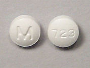 Enalapril Maleate/Hctz: This is a Tablet imprinted with M on the front, 723 on the back.