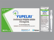 Yupelri: This is a Vial Nebulizer imprinted with nothing on the front, nothing on the back.