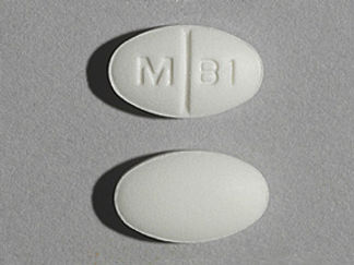 This is a Tablet imprinted with M B1 on the front, nothing on the back.
