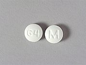 Guanfacine Hcl: This is a Tablet imprinted with M on the front, G4 on the back.