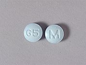 Guanfacine Hcl: This is a Tablet imprinted with M on the front, G5 on the back.
