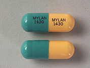 Nicardipine Hcl: Esto es un Cápsula imprimido con MYLAN  1430 en la parte delantera, MYLAN  1430 en la parte posterior, y es fabricado por None.