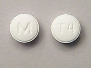 Trifluoperazine Hcl: This is a Tablet imprinted with M on the front, T4 on the back.