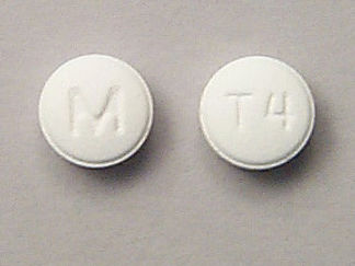 This is a Tablet imprinted with M on the front, T4 on the back.
