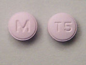 Trifluoperazine Hcl: This is a Tablet imprinted with M on the front, T5 on the back.