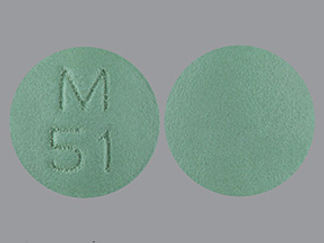 This is a Tablet imprinted with M  51 on the front, nothing on the back.