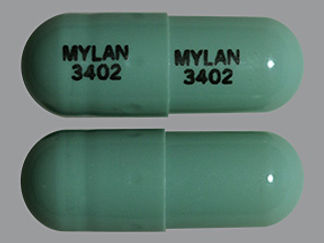 This is a Capsule Er 24 Hr imprinted with MYLAN  3402 on the front, MYLAN  3402 on the back.