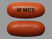 Mycophenolic Acid: This is a Tablet Dr imprinted with M MC2 on the front, nothing on the back.