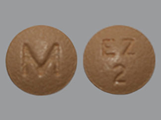 This is a Tablet imprinted with M on the front, EZ  2 on the back.