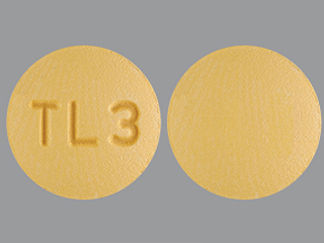This is a Tablet imprinted with TL3 on the front, M on the back.