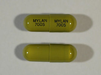 This is a Capsule imprinted with MYLAN  7005 on the front, MYLAN  7005 on the back.