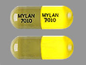 Loxapine Succinate: This is a Capsule imprinted with MYLAN  7010 on the front, MYLAN  7010 on the back.